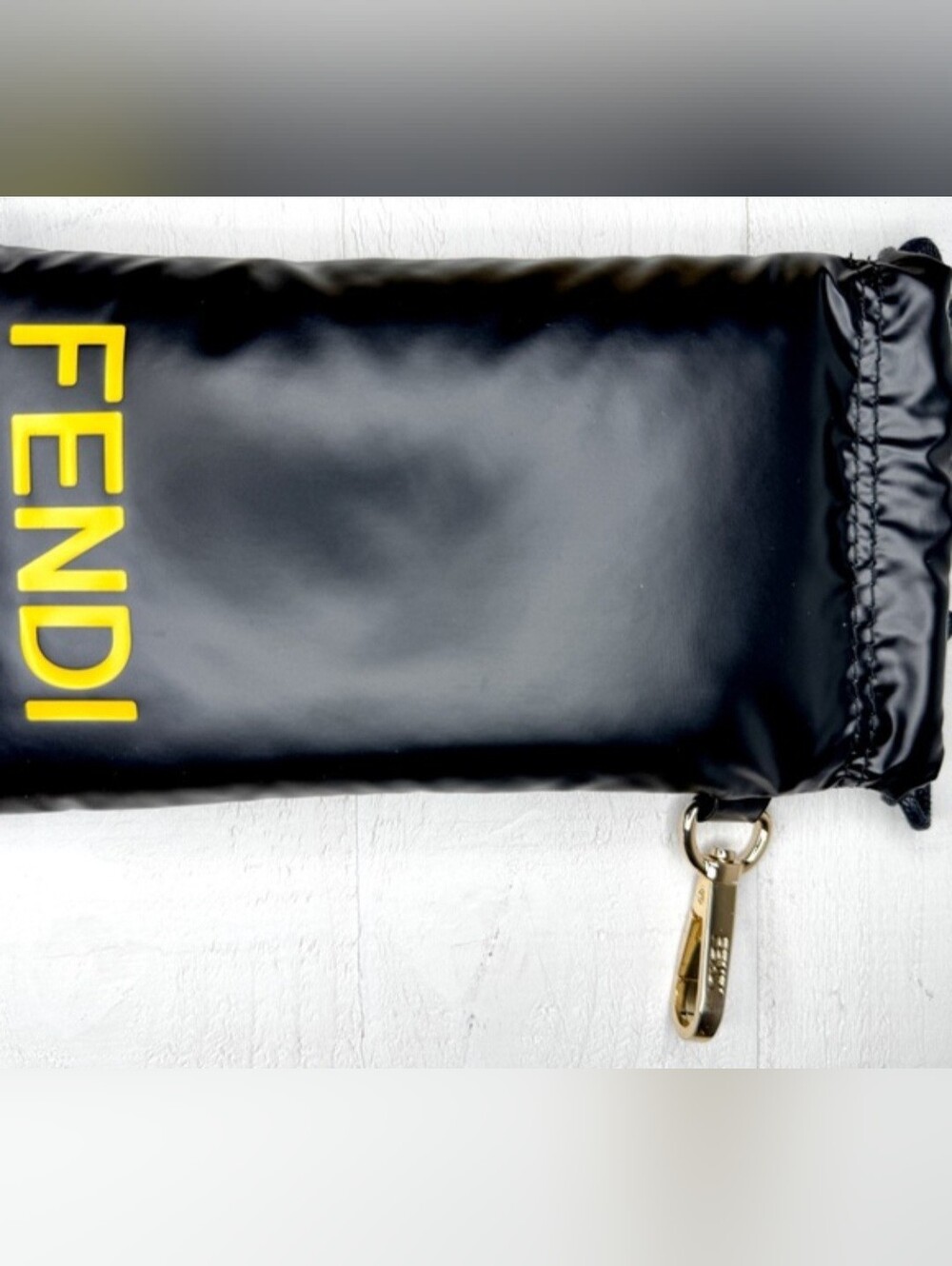 Fendi Gold-Tone Key Clip with Branded Engraving